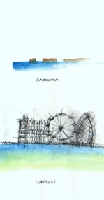 CABRERA - LONDON (ink+watercolor, 15x20)